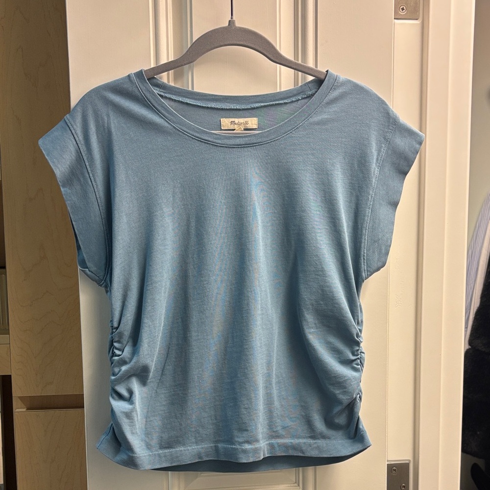 Madewell Light Blue Short Sleeve Tee